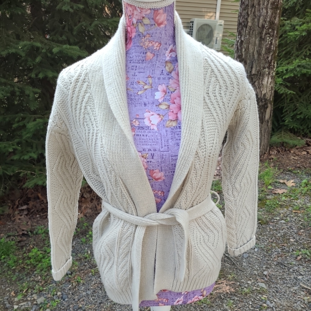 TNA Wool Sweater Wrap xxs